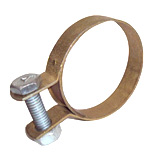MS Hose Clamp Golden Zinc